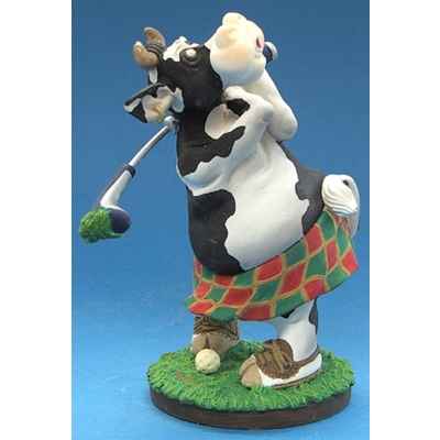 Figurine So Vache jouant au golf -SOV 04