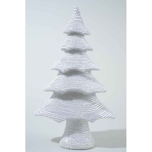 Sapin mousse avec pierres strass 53 cm Everlands -NF -455541