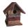 Maison pour oiseau polychrome en bois artisanat Indonsien -13740