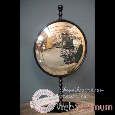 Miroir convexe en aluminium gm Objet de Curiosite -MR010