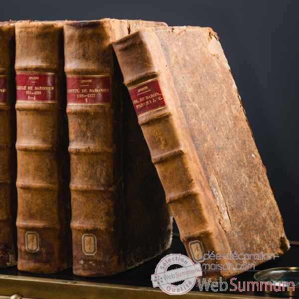 Abrege de baronius 1655 - 6 volumes Objet de Curiosite -PUL217