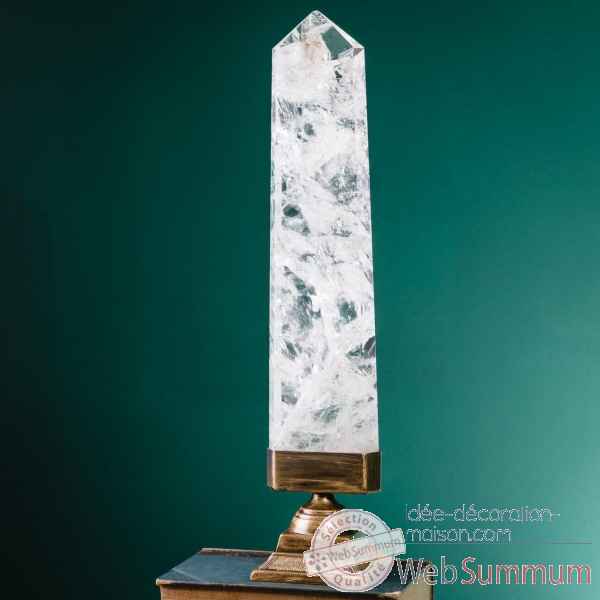 Cristal de roche ht43-50cm Objet de Curiosite -PUMI295-2