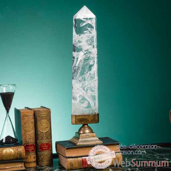 Cristal de roche ht43-50cm Objet de Curiosite -PUMI295-5