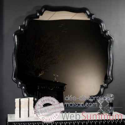 Miroir or arabesques noires Objet de Curiosite -MR029