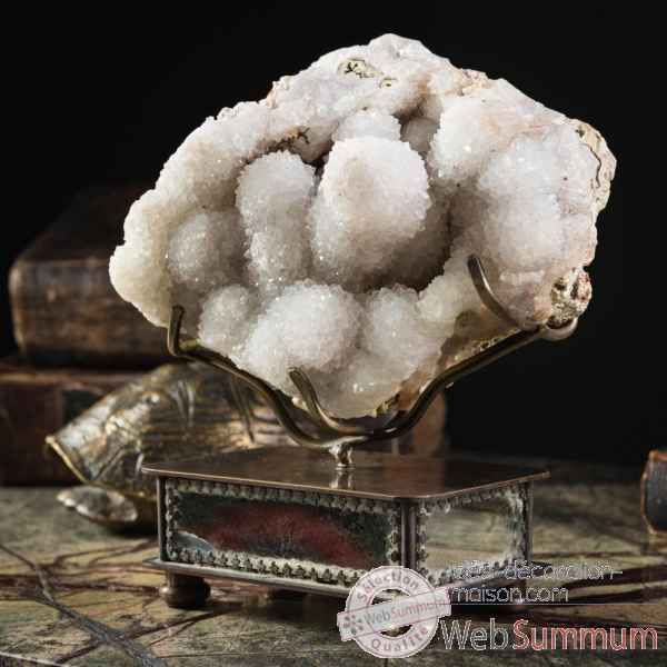 Plaque de quartz mamelon blanc Objet de Curiosit -PUMI794-3