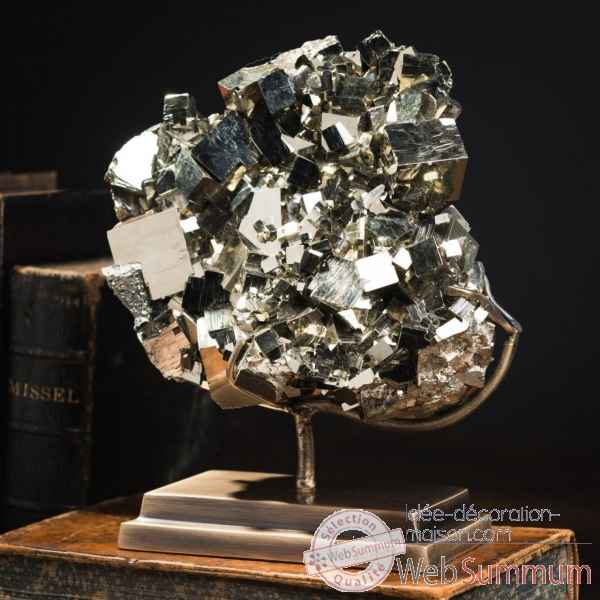 Pyrite du perou 1.5kg environ Objet de Curiosite -PUMI873-3