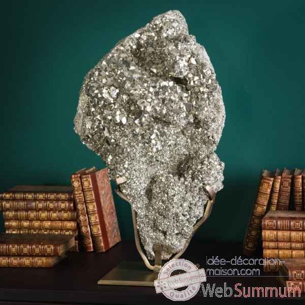 Pyrite en bloc du perou 35kg Objet de Curiosite -PUMI936