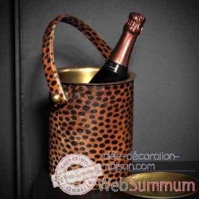 Seau a champagne avec motifs leopard Objet de Curiosite -DA202