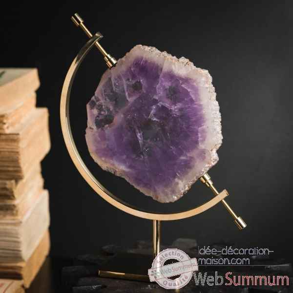 Tranche d'ametrine pm avec citrine Objet de Curiosite -PUMI863-2