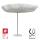 Parasol Sywawa Frou Frou blanc avec pied assorti -3339R003