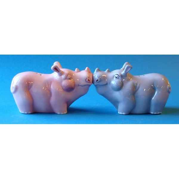 Figurine sel et poivre - rhinos   - mw93908