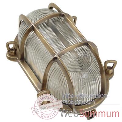 Plafonnier ovale tanche Produits marins Web Summum -web0284