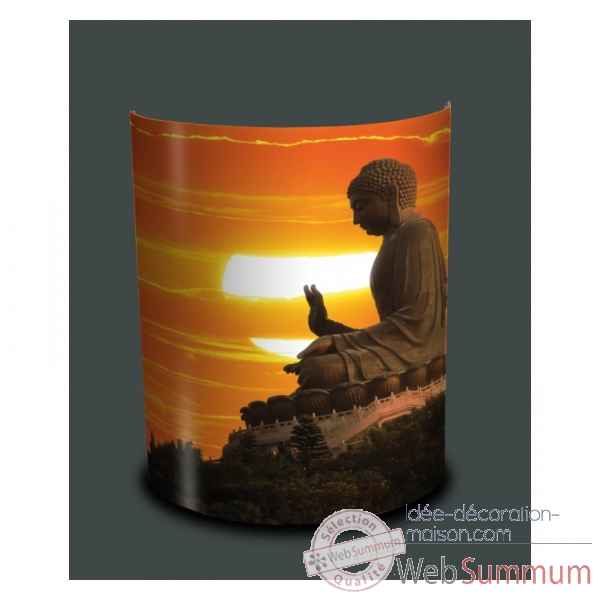 Applique murale zen bouddha coucher de soleil -ZE1319APP