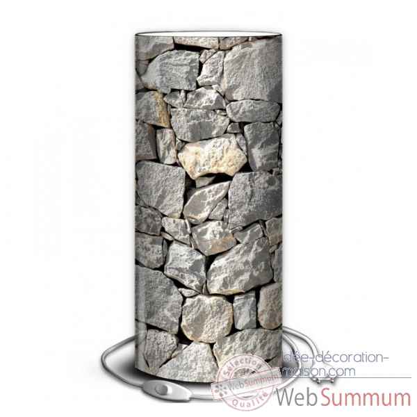 Lampe matieres pierres -MAT1543