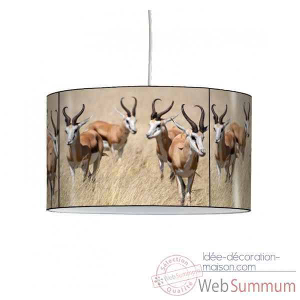 Lampe suspension animaux sauvages gazelles -AS1425SUS