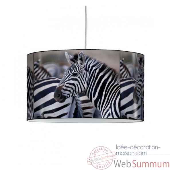 Lampe suspension animaux sauvages zebres -AS1211SUS