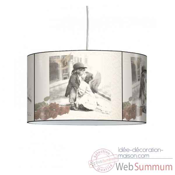 Lampe suspension charme bisous d\'enfant -CH1501SUS