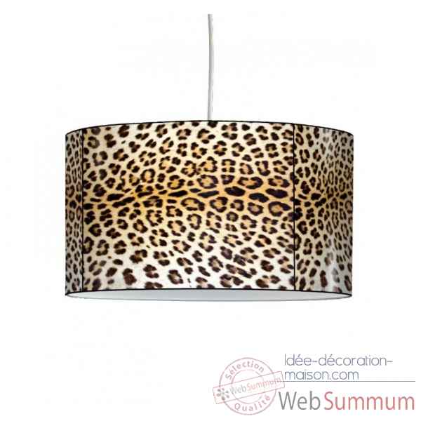 Lampe suspension collection matieres peau de leopard -MAT1309SUS
