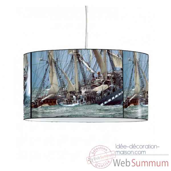 Lampe suspension collection plisson bateau belem -PL1603SUS