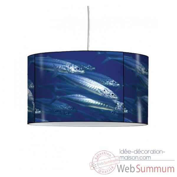 Lampe suspension faune marine maquereaux -FM1219SUS