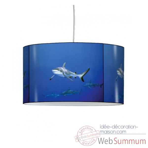 Lampe suspension faune marine requin -FM1216SUS