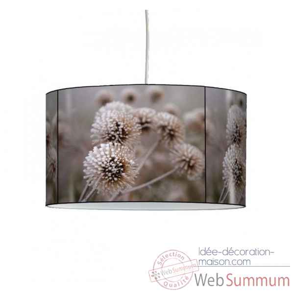 Lampe suspension nature chardons givres -NA1203SUS