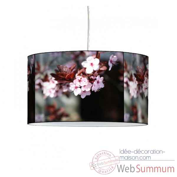 Lampe suspension nature fleurs de prunus -NA1334SUS