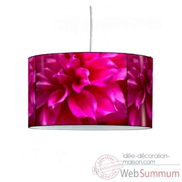Lampe suspension nature pivoines roses -NA1545SUS