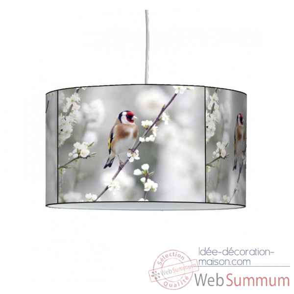 Lampe suspension oiseaux chardonneret -OI1435SUS