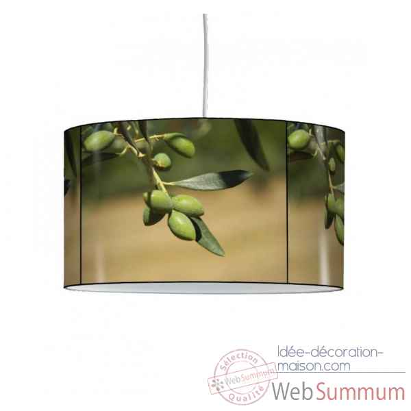 Lampe suspension sud branche et olives -SU1215SUS
