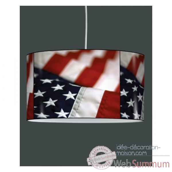 Lampe suspension tendance drapeau americain -TE1201SUS