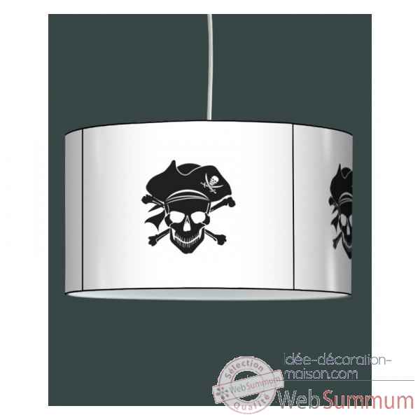 Lampe suspension tendance tete de mort pirate -TE1520SUS