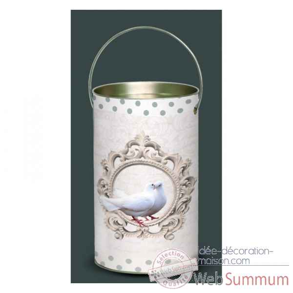 Lanterne charme colombe -CH4LAN