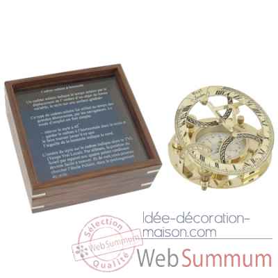 Cadran solaire a boussole, lb, o 11,5 cm Produits marins Web Summum -1112