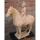 Sculpture cheval mont par une musicienne en terre cuite artisanat Chine -c66502