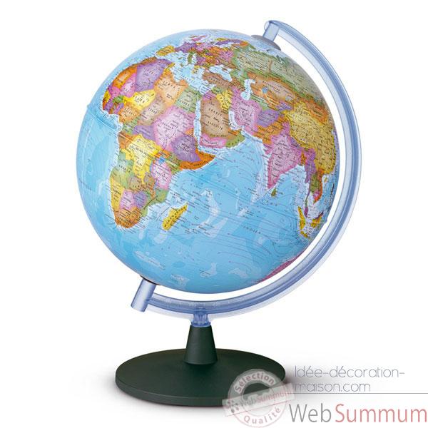 Globe Sirius 30 - Globe geographique non lumineux - Cartographie politique - diam 30 cm - hauteur 42 cm