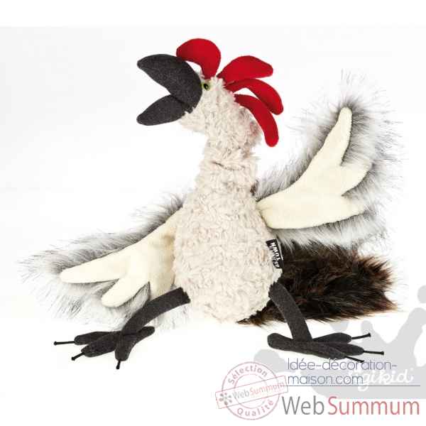 Peluche coq chicken checker sigikid -38084