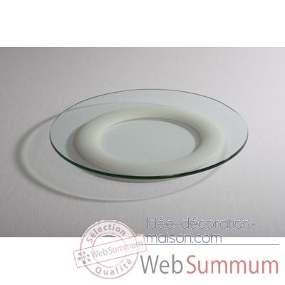 Assiette 25 cm avec anneau silicone SiloPlate-SP25