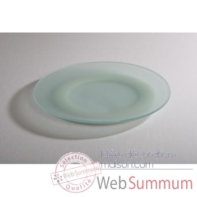 Assiette 25 cm depolie avec anneau silicone SiloPlate-SP25Sand