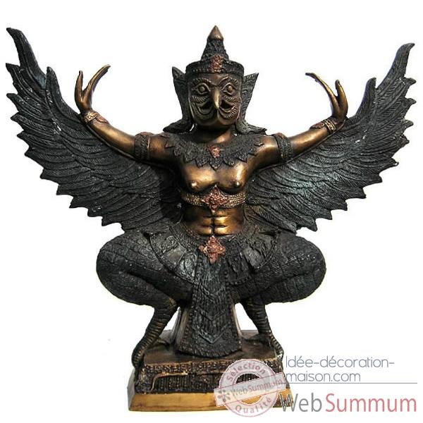 Statuette divinite hindouiste en bronze -BRZ542-33