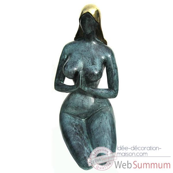 Statuette femme contemporaine en bronze -BRZ1022
