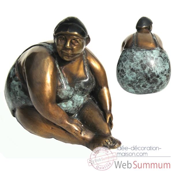 Statuette femme contemporaine en bronze -BRZ1110-13