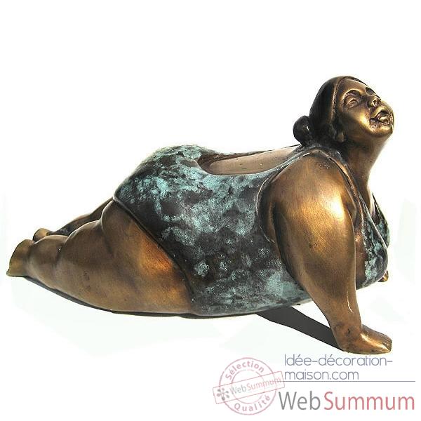 Statuette femme contemporaine en bronze -BRZ1111