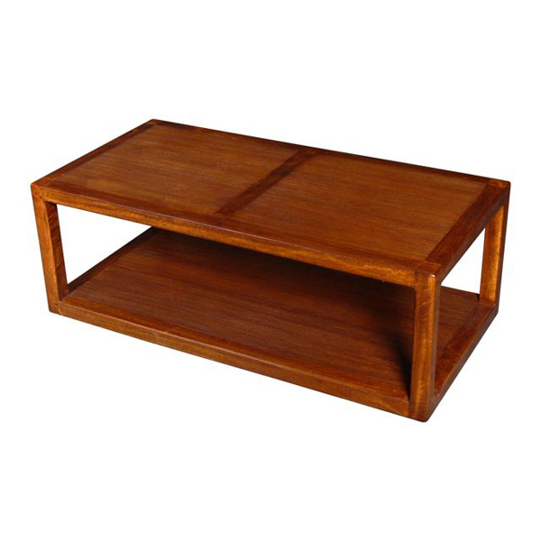 Table basse 2 planches strie Meuble d'Indonesie -53978