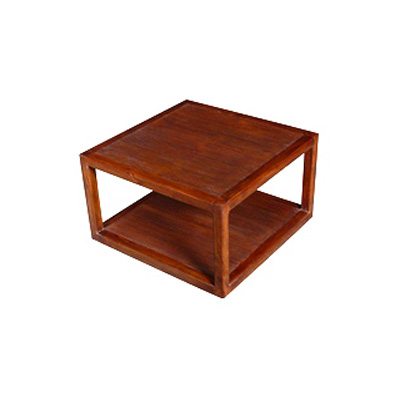 Table basse planches strie Meuble d'Indonesie -53979