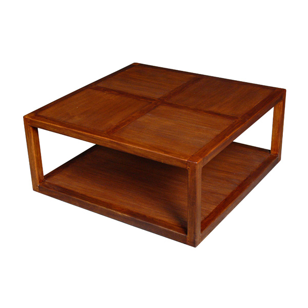 Table basse 2 planches strie Meuble d'Indonesie -53980