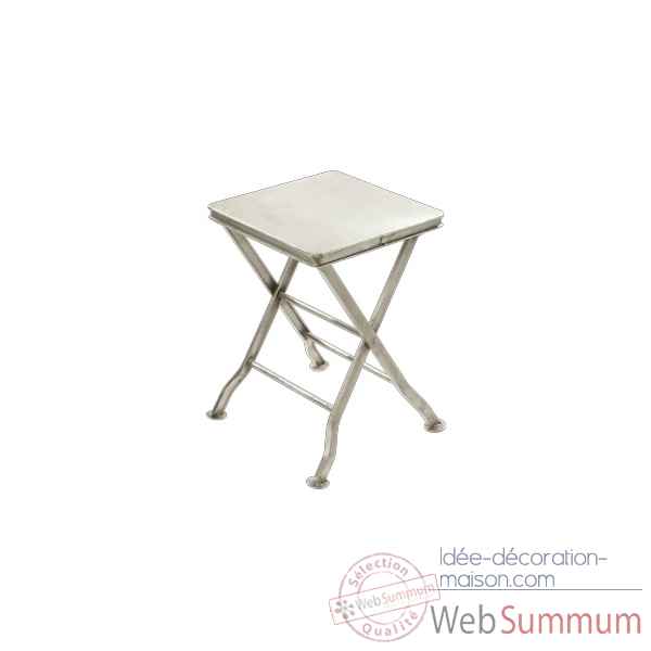 Tabouret en Metal pliant jaune Hindigo -JA24YEL