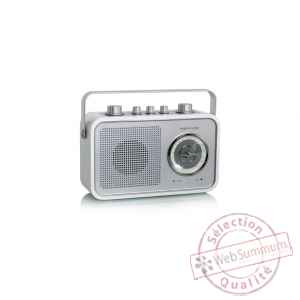 Radio am fm compacte portable blanche tangent -uno 2go-b