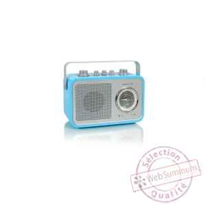 Radio am fm compacte portable bleue claire tangent -uno 2go-bc