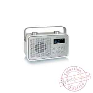 Radio am fm dab compacte portable blanche tangent -dab 2go-b